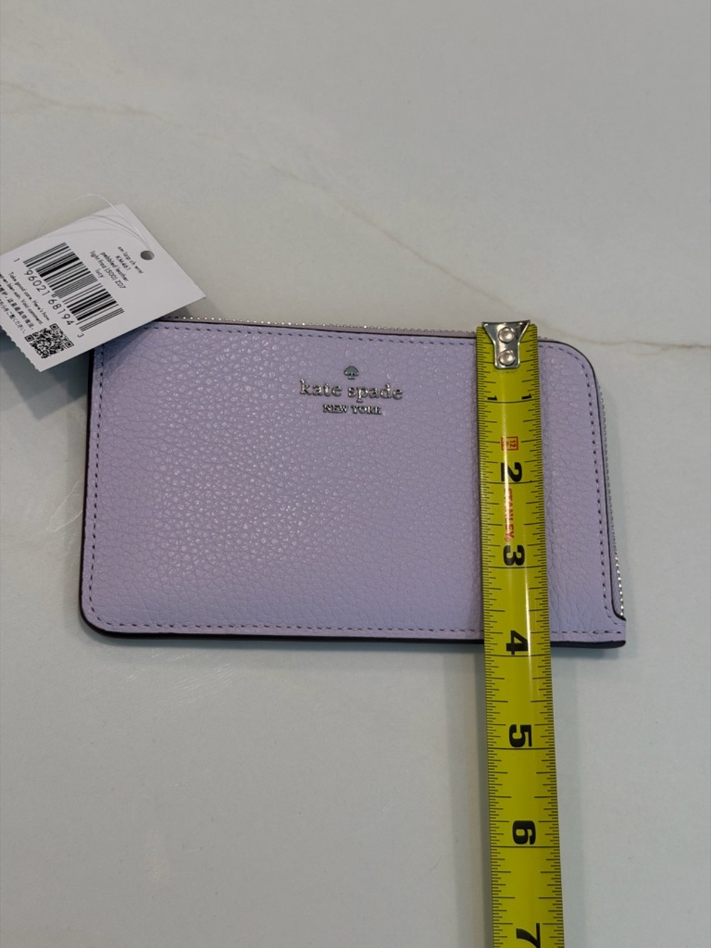 kate spade pastel lavender leather wristlet with strap - Picture 4 of 6